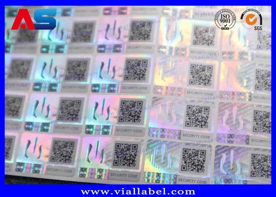 Schraap Off Custom Holographic Sticker Printing Met Gratis Ontwerp MOQ 10000pcs