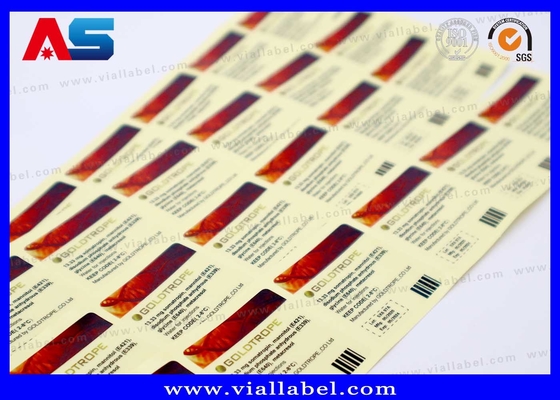 Economisch Transparante 10 ml flesselabel Duidelijke 10 ml flacon etiketten Op maat gemaakte afdruk