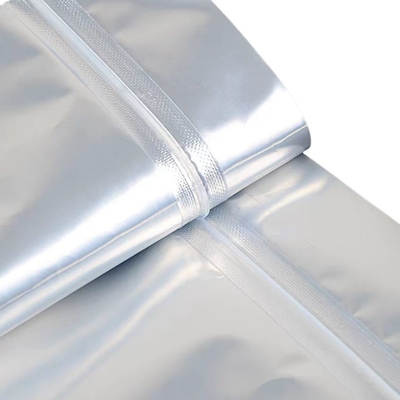 Aluminium folie zak MOQ 100pcs Aluminium zilver zip slot zak voor 50 tabletten