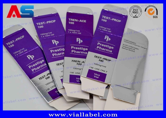 Injectieolie Flessen Dozen Farmaceutische verpakking Hcg Peptide Kleine flessen Dozen Fabriek Directe verkoop