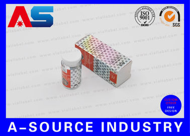 Geneesmiddelenopslag 10 ml flacon Dozen Bodybuilding Karton Hologram Laser Printing Met Kleeflabel Enanthate papieren dozen