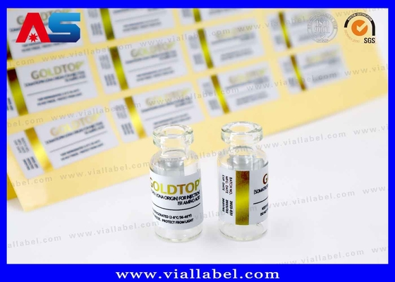 10 ml Vial Etiket Goud Bottel Water Druk Goudfolie Effect Sterk kleefmiddel Waterdicht
