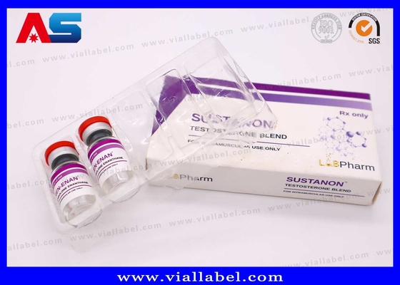 Aanpasbare Plastic Blister Verpakking voor Farmaceutische Injecties 10 ml Doos Mock Up Service Beschikbaar