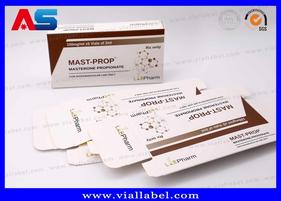 10 ml flacon Dozen Lab Pharma Gemaakt van 375 g hoogwaardig papier Farmaceutisch Custom Design