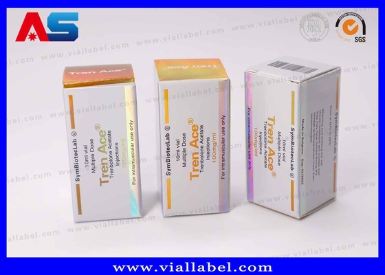 10 ml laser-effect aanpasbare kartonnen dozen voor farmaceutische injectieflacons