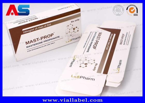 Custom Peptide opslagdoos voor 2x2ml flacons, Premium Peptide verpakkingsdoos Custom Printing