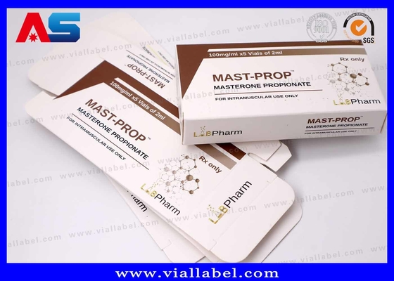 10ml Kleine Doos Voor Injectieflacons, Matte Aangepaste Test Blend Flesverpakkingen Bedrukking Voor Farmaceutische Verpakking