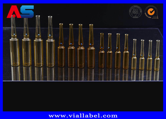 Koop 1 ml heldere amberkleurige farmaceutische ampullen, bulk 1 ml ampullen groothandel