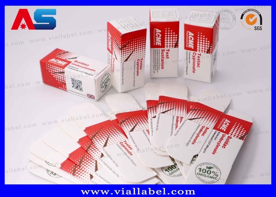 Hoogwaardige Hcg kleine flacon en doos Printing, Peptide papier doos Pakket voor 2 flacons van 2 ml