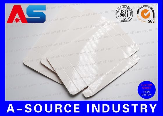 Soma-tropine Hcg 2 ml lege papieren doos Glanzend wit met doorzichtige plastic bakken farmaceutische dozen