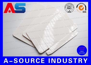 Somatropine Hcg 2 ml lege papieren doos Glanzend wit met heldere plastic bakken farmaceutische dozen