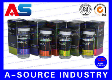 Geneesmiddelenopslag 10 ml flacon Dozen Bodybuilding Karton Hologram Laser Printing Met Kleeflabel Enanthate papieren dozen