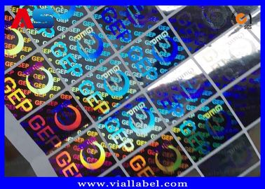 Kleine Douane Holografische Stickers voor de Dozen van de Kartonopslag met Serienummer Antivervalsing