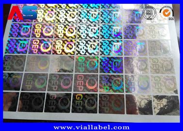 Kleine Douane Holografische Stickers voor de Dozen van de Kartonopslag met Serienummer Antivervalsing