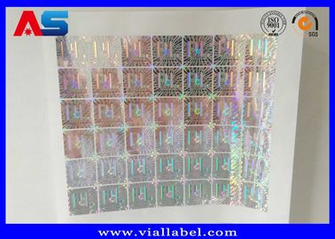 Matrix Laser Custom Holographic Stickers Vinyl Hologram Void Voor Vial Storage Box 3d laser hologram
