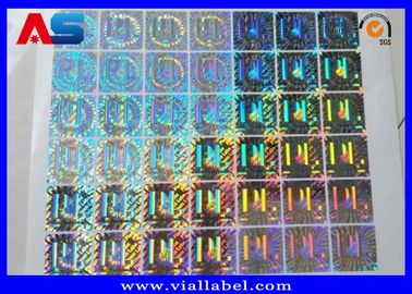 Matrix Laser Custom Holographic Stickers Vinyl Hologram Void Voor Vial Storage Box 3d laser hologram