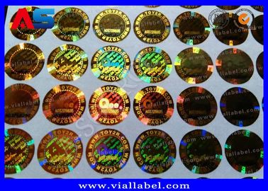 Anti-Fake Security Hologram Sticker voor 10 ml flacon Label Dozen 3d hologram sticker