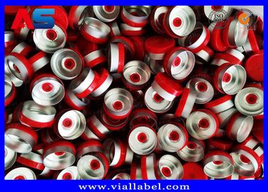 Rood Aluminium 20mm Flip Off Cap Chemie Farmaceutische Aluminium Fleskappen geaccepteerd op maat