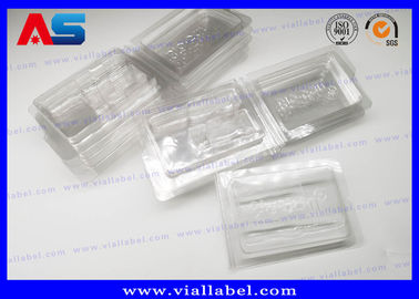 PVC Clear Ampoule Blister Packaging Tray For Medication 2 ml Vials Engraving Embossing farmaceutische blisterverpakking