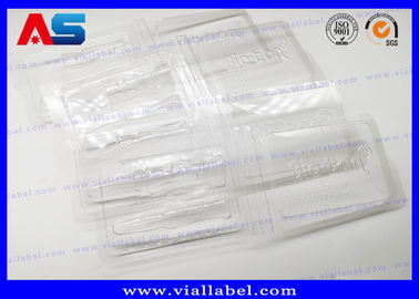 PVC Clear Ampoule Blister Packaging Tray For Medication 2 ml Vials Engraving Embossing farmaceutische blisterverpakking