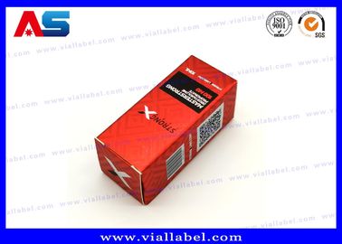 Rode 10 ml flacon Dozen voor oliën Flacons Peptide Verpakking Grootte 3*3*6CM 10 ml flessen etiketten