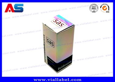 Laser Holographic 30mL flessen dozen Karton Papier / PET / PVC Materiaal medicijn verpakkingsdoos