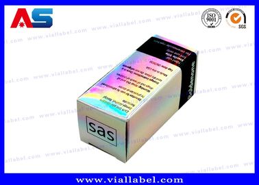 Laser Holographic 30mL flessen dozen Karton Papier / PET / PVC Materiaal medicijn verpakkingsdoos