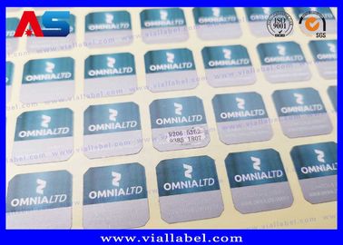 Op maat gemaakte Scratch Off Security Code Stickers voor Apotheek Square 2Cm Anti-Fake Doelloze lege sticker