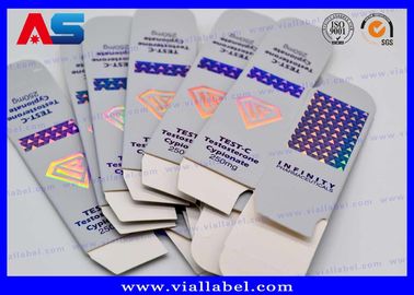 Olie Vial Box 20 Ml Vial Packaging Boxes/Geneeskundedocument Vakje Etiketten van Diamond Pharmceutical