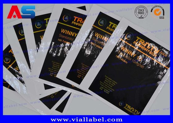 Laser Hologram Recept CMYK Pildoos Etiket Sticker Voor Fles / Zak