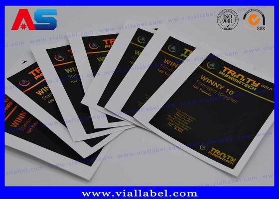 Laser Hologram Recept CMYK Pildoos Etiket Sticker Voor Fles / Zak