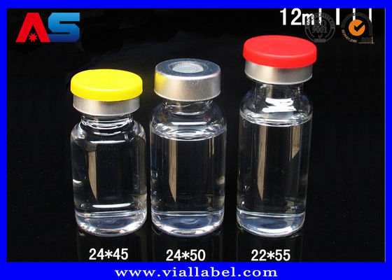 Doorzichtige flessen 10 ml kleine glazen injectieflacons 24 mm breedte 45 mm hoog Gebruik voor BIO Test 2 ml glazen injectieflacons