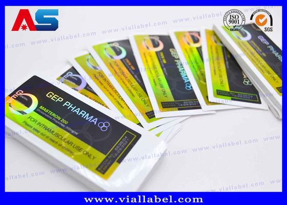Custom Anti - Fake Self Adhesive 10ml flacon etiketten Voor Anabole Peptide glazen flacon etiketten