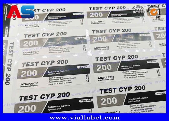 CMYK-de Flessen van Vial Labels For Glass Medicine van de Druk10ml Douane