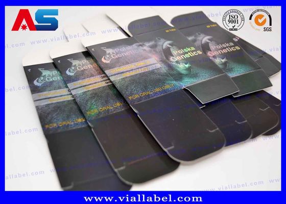 Opvouwbare hologramverpakkingsdoos voor peptide glazen injectieflacons 2 ml 10 ml 20 ml 30 ml bodybuilding injectieflacons