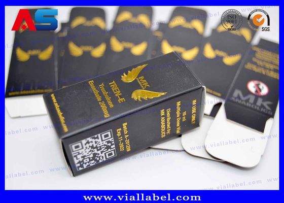 Goudfolie Druk Farmaceutische verpakkingsdoos SGS Voor 15 ml flacon mat