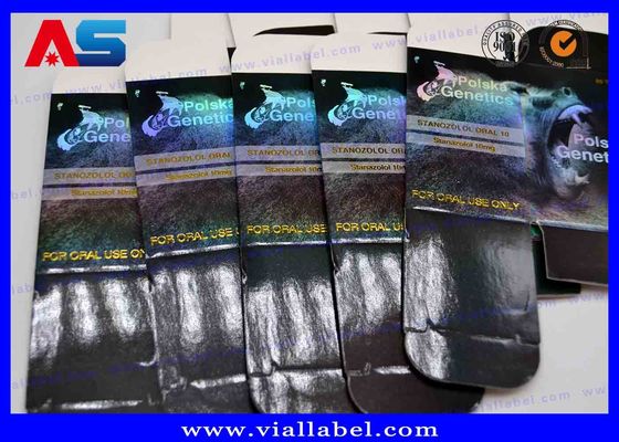 Kleine opslagdozen Laserprinting Farmaceutische dozen op maat Verpakking voor flessen van 10 ml