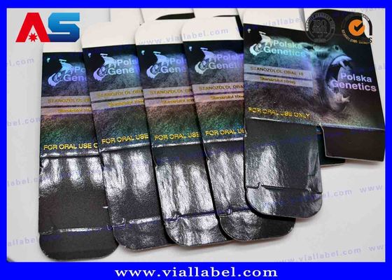 Kleine opslagdozen Laserprinting Farmaceutische dozen op maat Verpakking voor flessen van 10 ml