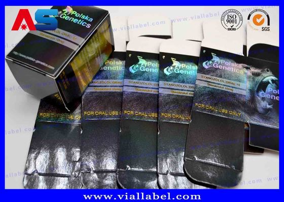 Kleine opslagdozen Laserprinting Farmaceutische dozen op maat Verpakking voor flessen van 10 ml