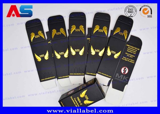 MK Pharmaceutical 10 ml flessen dozen met gouden folie embossed logo dozen voor kleine injectieflacons