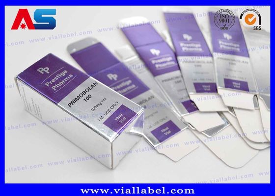 Anabole Wetenschappen 10 ml flesjes Dozen / Peptide Medicamenten Verpakkingsdoos Voor Glasflessen Op maat gedrukte dozen
