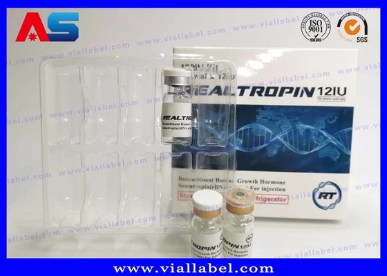 SFDA Steriele kleine glazen injectieflacons 2 - 30 ml Met etiket op farmaceutisch papier En doos met BLISTER