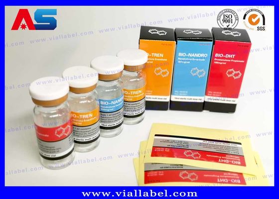Custom Peptides Human Growth Private Label Stickers For Pharma 10 ml flacon etiketten