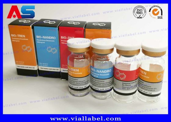 Bodybuilding Cypionaat Farmaceutische Flesetiketten 25x60mm ISO Gecertificeerd voor 10ml injectieflacons