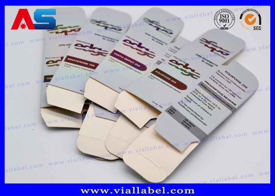 Gepersonaliseerde Hologram Flesje Opslagdoos Bedrukken 10ml Flesjes Dozen En Verpakking / kleine verpakking dozen