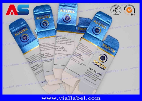 Opvouwbare hologramverpakkingsdoos voor peptide glazen injectieflacons 2 ml 10 ml 20 ml 30 ml bodybuilding injectieflacons