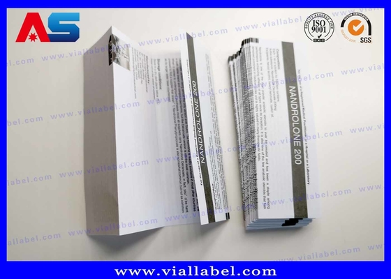 Papier Peptide pamfletten Druk, Verpakking Inschrijving Papier A4 Grootte Opvouwbare instructies