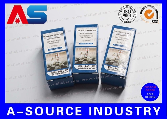 Waterdichte opvouwbare papieren doos voor injectieflacons van glas 10 ml Custom Logo farmaceutische verpakkingsdozen