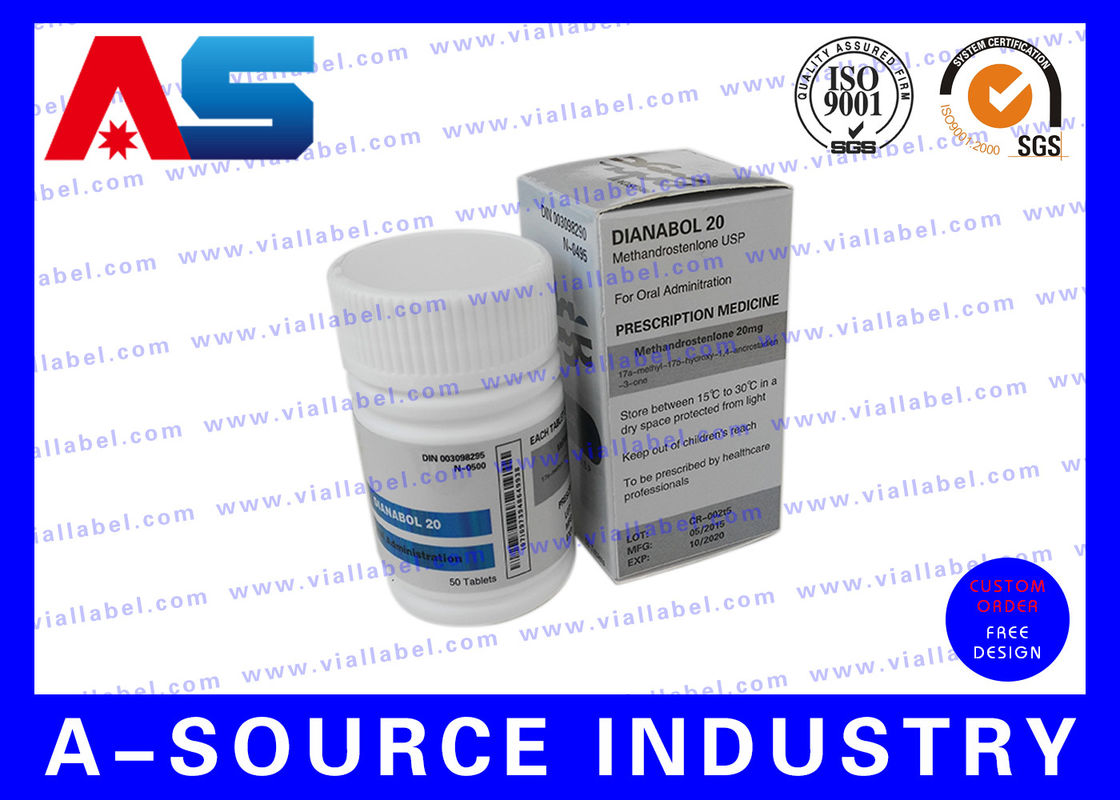 Geneesmiddelenverpakking 10 ml Pharmaceutisch flacon Etiket voor pillen Tabletten Flessen dozen voor flacons