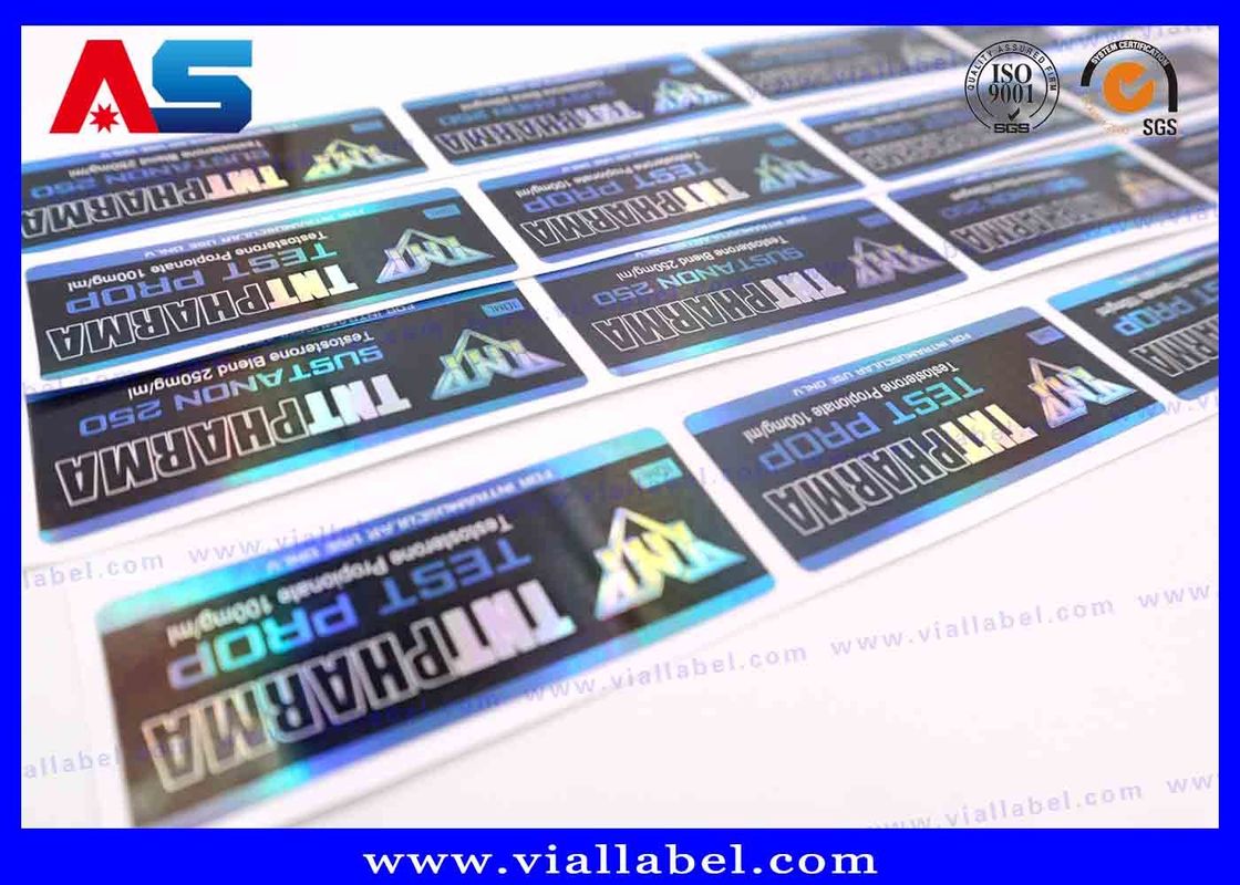 Custom Peptides Human Growth Private Label Stickers For Pharma 10 ml flacon etiketten